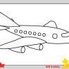 Flugzeug Zeichnen Schritt Für Schritt Für Anfänger &amp; Kinder - Zeichnen  Lernen 3 innen Düsenjet Zum Ausmalen
