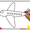 Flugzeug Zeichnen Schritt Für Schritt Für Anfänger &amp; Kinder - Zeichnen  Lernen 4 für Ausmalbild Düsenjet