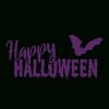 Folienplot24 | Fertige Aufkleber Motive Kaufen bestimmt für Happy Halloween Schriftzug