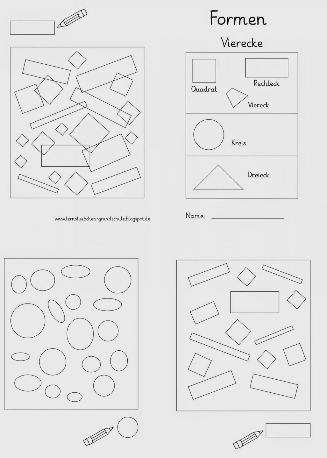 Formen Im Kindergarten Arbeitsblätter - Kinderbilder.download ...