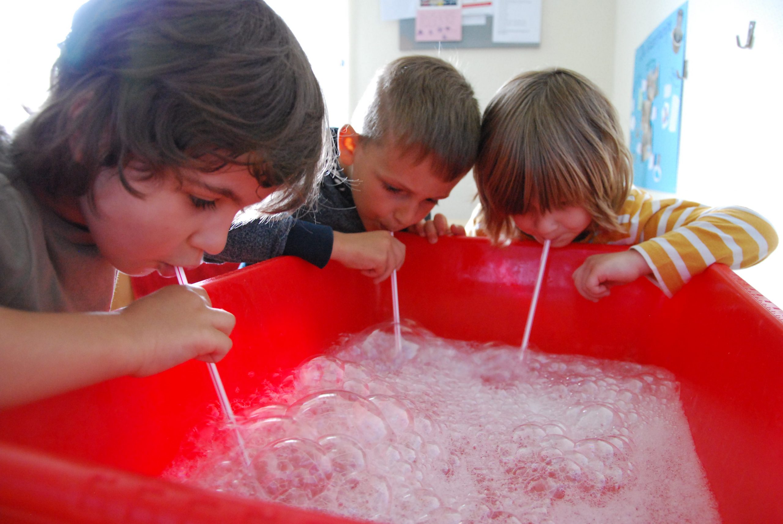 Forschen Und Entdecken - Kindergarten „Arche Noah“ Führte über Experimente Mit Wasser Im Kindergarten