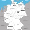 Fototapeten Deutschland Karte Und Bundesländer Landkarte bestimmt für Landkarte Von Deutschland Mit Bundesländern