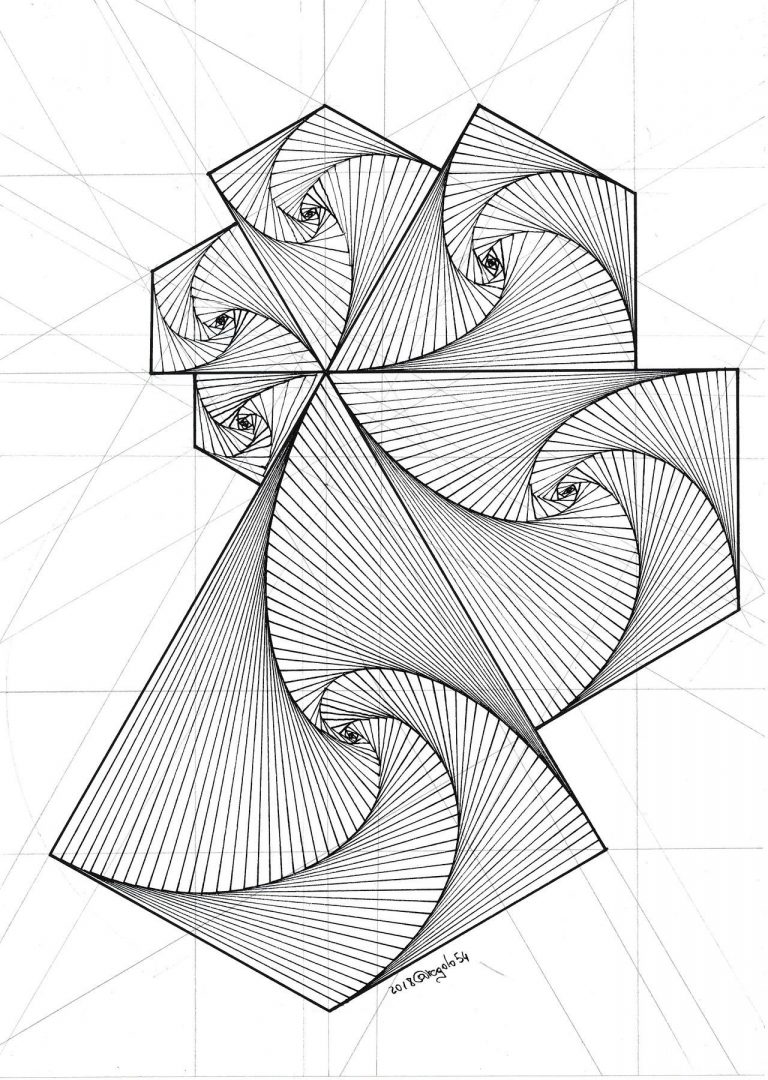 Fractal (Mit Bildern) Geometrische Zeichnung, Geometrie mit