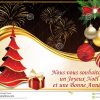 Französische Grußkarte Wir Wünschen Ihnen Frohe Weihnachten in Grusskarten Weihnachten Kostenlos