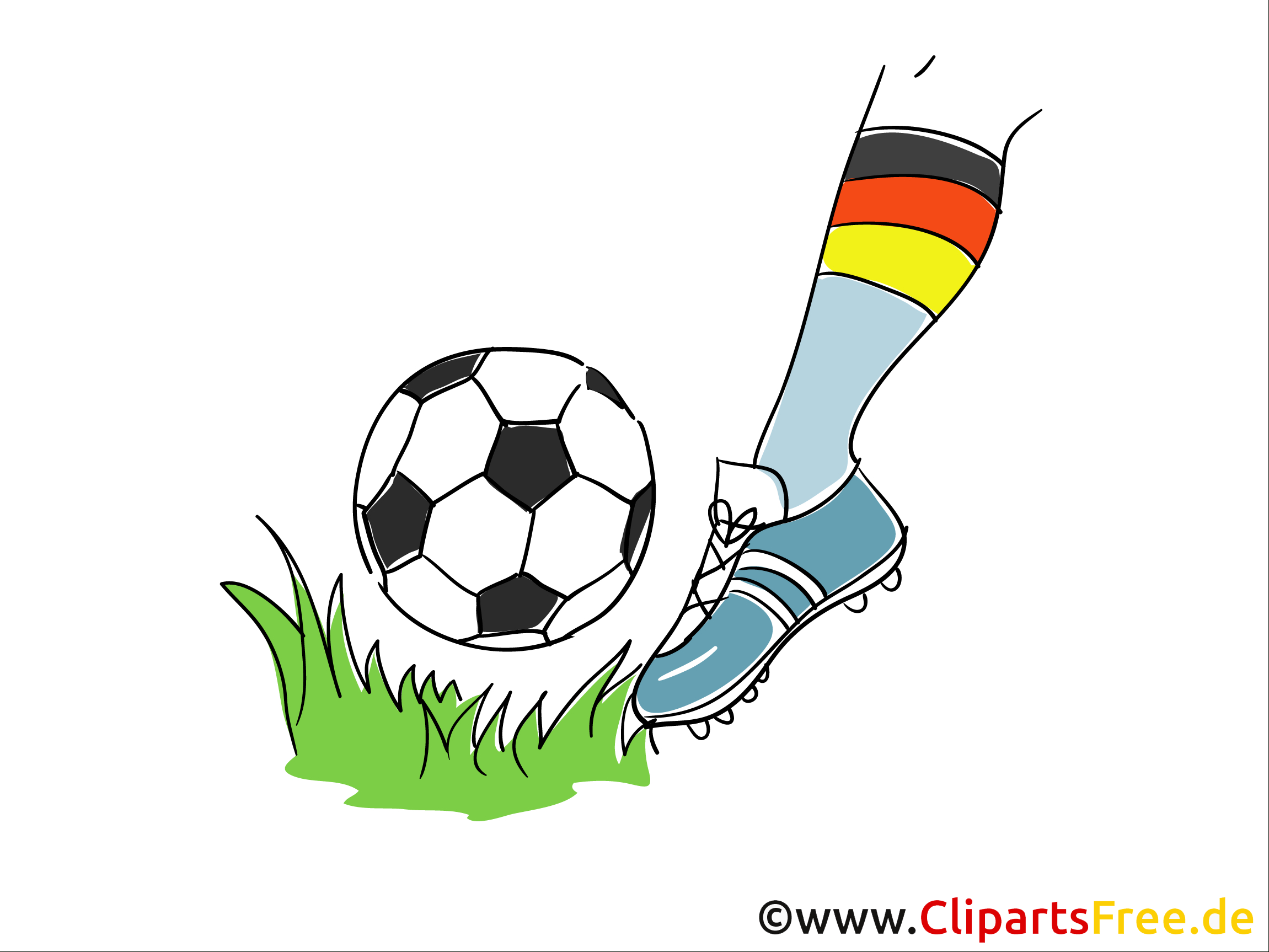 Free Clipart Fussball in Cliparts Fußball Kostenlos