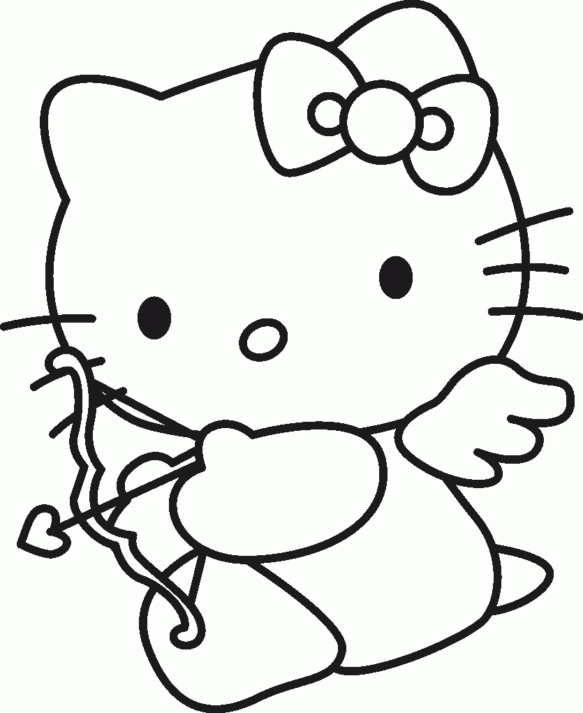 Free Hello Kitty Printable Coloring Pages | Páginas Para verwandt mit Hello Kitty Malvorlagen Kostenlos Ausdrucken