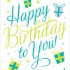 Free Printable Happy Birthday To You Greeting Card | Alles bestimmt für Happy Birthday Karte Kostenlos