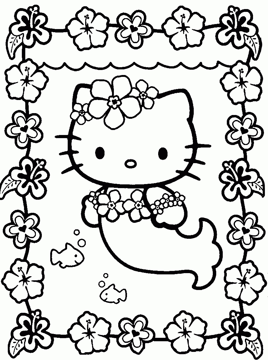Free Printable Hello Kitty Coloring Pages For Kids (With innen Hello Kitty Kostenlos