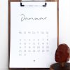Free Printable ] Minimalistischer Kalender Für 2017 für Terminkalender 2017 Selbst Gestalten