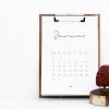 Free Printable ] Minimalistischer Kalender Für 2017 verwandt mit Fotokalender 2017 Selbst Gestalten Kostenlos