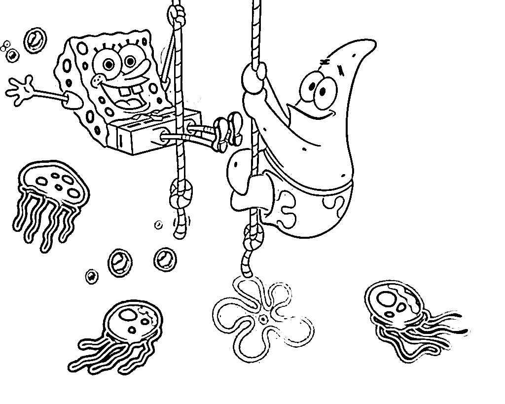 Free Printable Spongebob Squarepants Coloring Pages For Kids in Spongebob Malvorlagen Kostenlos