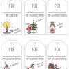 Free Printables - Geschenkanhänger Für Weihnachten - (Mit in Geschenkanhänger Weihnachten Ausdrucken Kostenlos