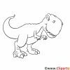 Frisch Ausmalbild T-Rex | Kostenlose Malvorlagen mit T Rex Ausmalbild