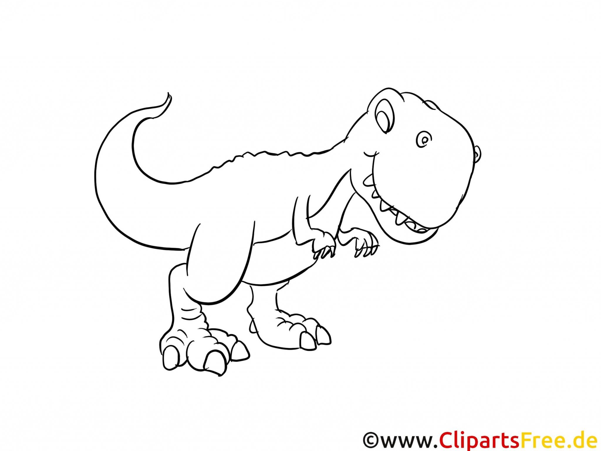 T Rex Ausmalbild - kinderbilder.download | kinderbilder.download