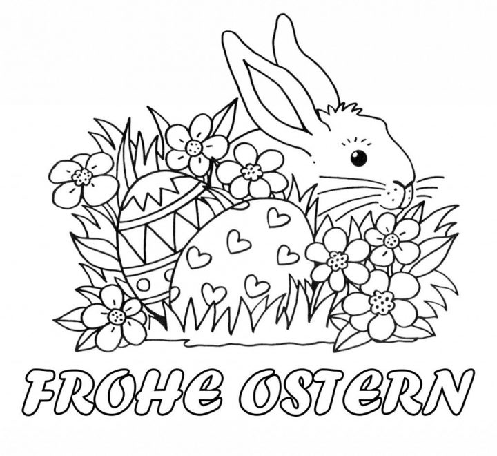 Frohe Ostern 2018 Ausmalen Bilder Zum Ausdrucken für Osterbilder Zum Ausmalen Und Ausdrucken