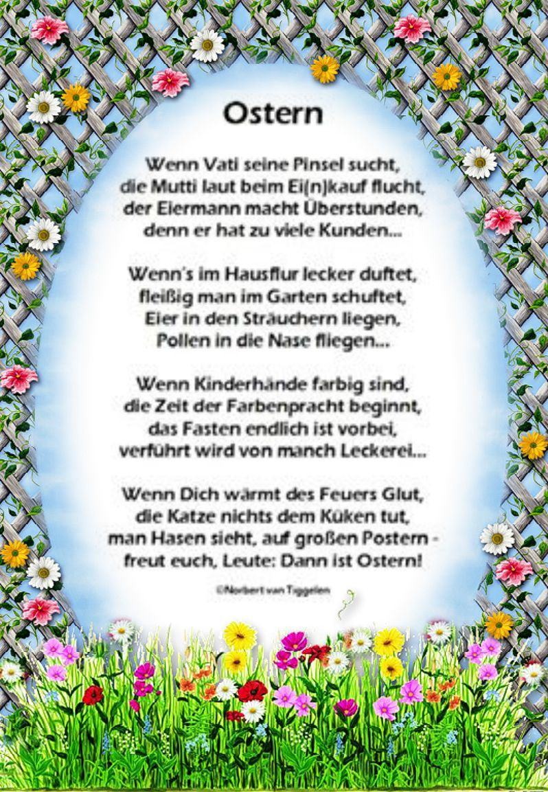 Frohe Ostern Gedichte Sprüche (Mit Bildern) | Frohe Ostern bei Lustige Ostergedichte Gedichte Zu Ostern