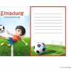 Fussball Einladung: Kostenlose Vorlagen Zum Ausdrucken innen Fussball Vorlagen Zum Ausdrucken