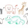 Ganz Einfach Tiere Zeichnen 🐪 Zoo Schnell Malen 🐊 How To Draw Animals 🐫  Как Се Рисуват Лесни Живо für Tiere Zeichnen Kinder