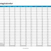 Geburtstagskalender Zum Ausdrucken | Pdf+Excel | Vorlage ganzes Immerwährender Kalender Vorlage