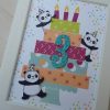 Geburtstagskarte Im Bilderrahmen #babypandas (Mit Bildern in Geburtstagskarte Basteln Kind