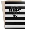 Geburtstagskarte Stripes verwandt mit Geburtstagskarten Schwarz Weiß