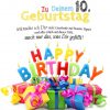 Geburtstagskarten Zum Ausdrucken 10. Geburtstag innen Kindergeburtstagskarten Zum Ausdrucken
