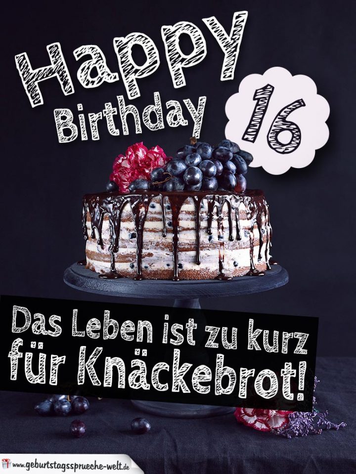 48++ Sprueche zum 16 geburtstag kurz information