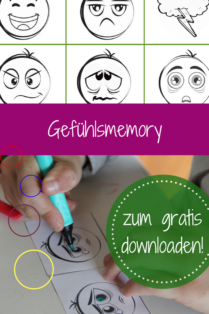 Gefühle Einordnen: Memory Freebie Im Herbst - Gratis in Gratis Spiele Für Kindergartenkinder Download