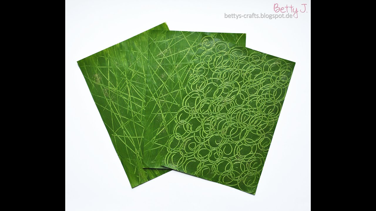 Gemustertes Papier Selber Machen - Make Your Own Patterned Paper verwandt mit Gemustertes Tonpapier