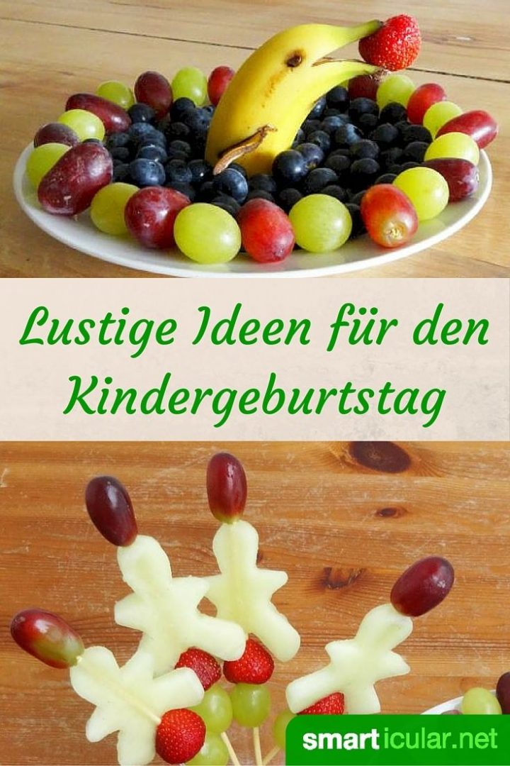 Gesunde Snacks (Nicht Nur) Für Den Kindergeburtstag über Obst Für Kindergeburtstag Im Kindergarten