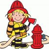 Girl Firefighter Cartoon | Clipart Panda - Free Clipart ganzes Cliparts Feuerwehr Kostenlos