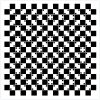 Glasbild Optische Täuschung - Illusion - Schwarz Weiß Ii ganzes Optische Täuschung Bild