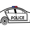 Glitzer Polizeiauto Zeichnen Und Färben Für Kinder | Police Car Coloring  Pages ganzes Polizeiauto Malen