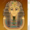 Goldene Totenmaske Des Pharaos Stock Abbildung innen Pharao Totenmaske