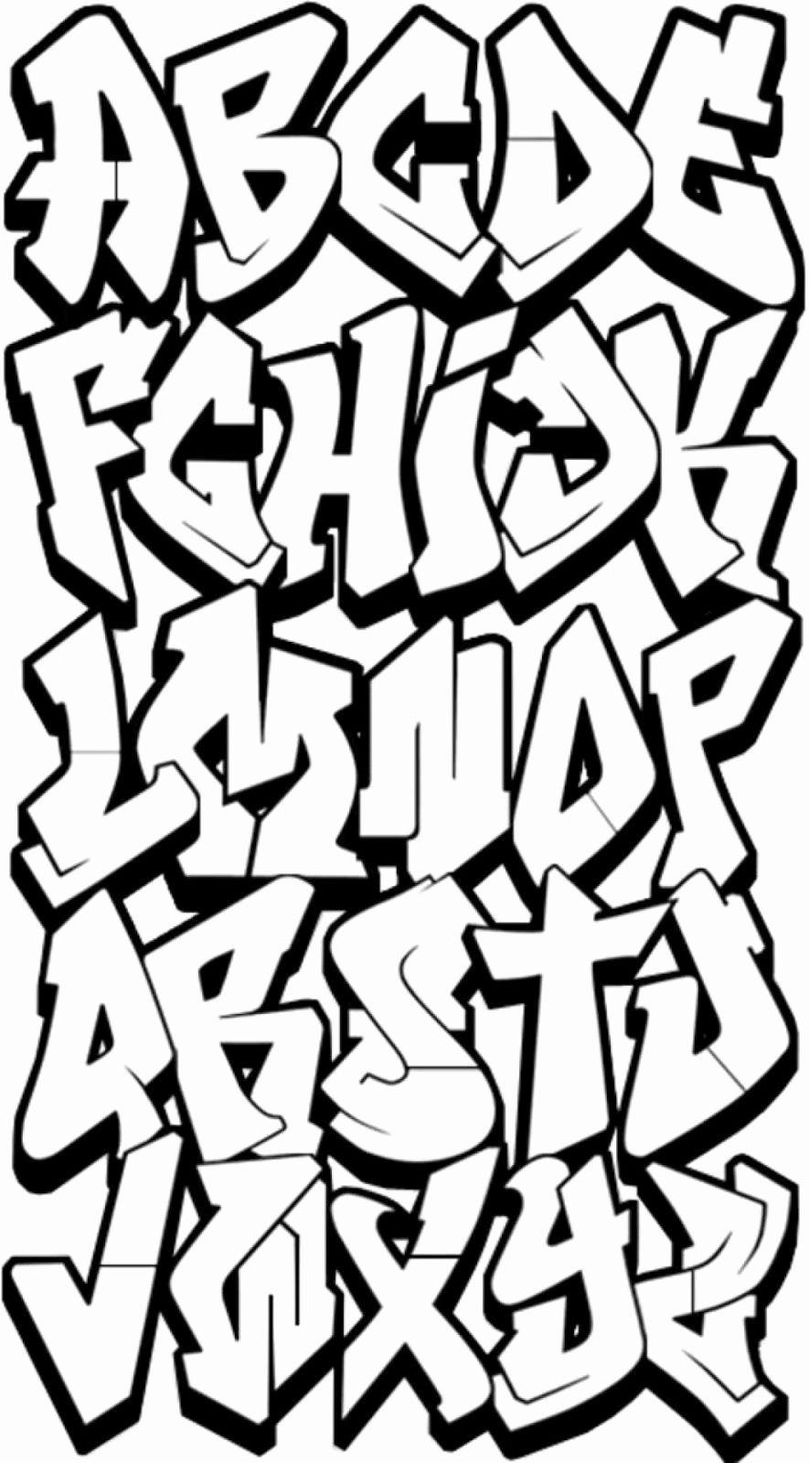 Graffiti Alphabet Vorlagen Neu 81 Besten Graffiti Buchstaben in Graffiti Buchstaben Vorlagen