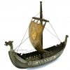 Großes Wikinger - Schiff - Modell Aus Bronze, Auf bestimmt für Modell Wikingerschiff