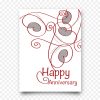 Gruß &amp; Grußkarten-Papier E-Card Drucken - Jahrestag Karte ganzes Grußkarten Drucken