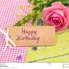 Grußkarte Alles Gute Zum Geburtstag Mit Rosafarbenem ganzes Geburtstags Grußkarten Kostenlos