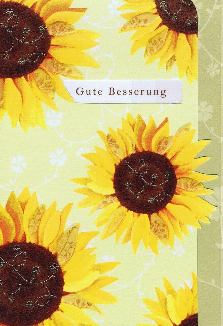 Grußkarte - Gute Besserung innen Grusskarten Gute Besserung