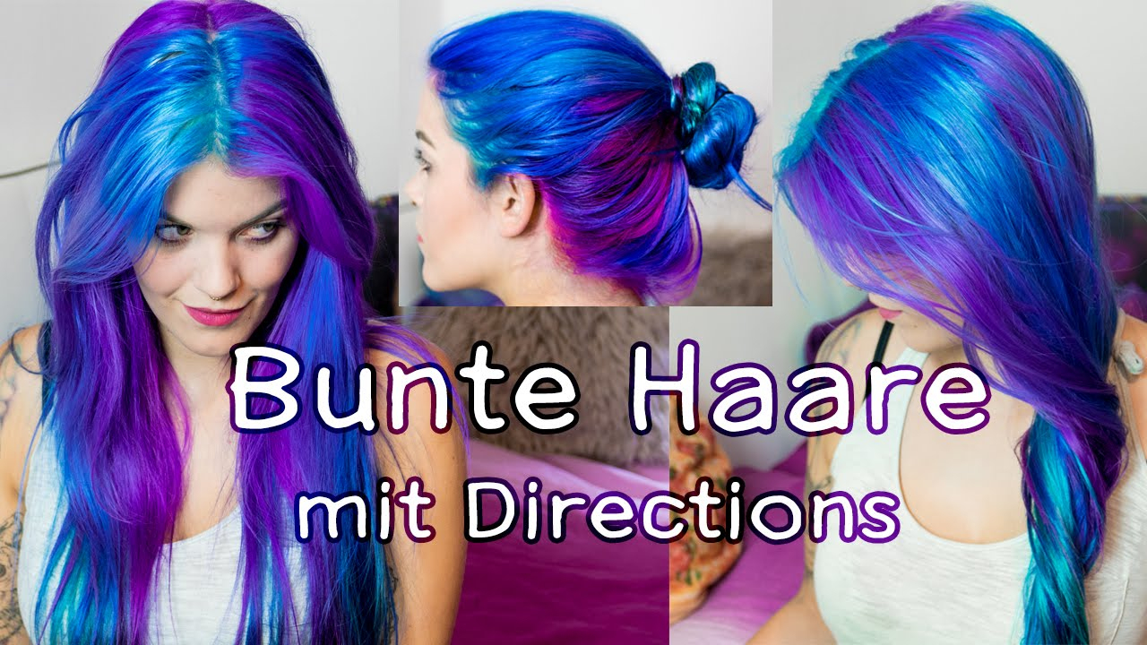 Haare Lila Blau Türkis Färben Mit Directions | Schruppert verwandt mit Haare Färben Bunt
