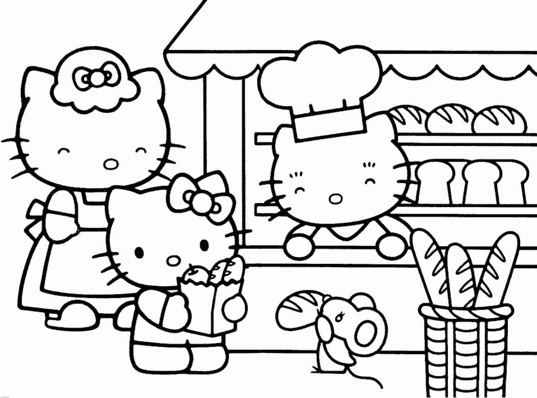 Hallo Kitty Malvorlagen - Malvorlagen Für Kinder bei Hello Kitty Malvorlagen Kostenlos Ausdrucken