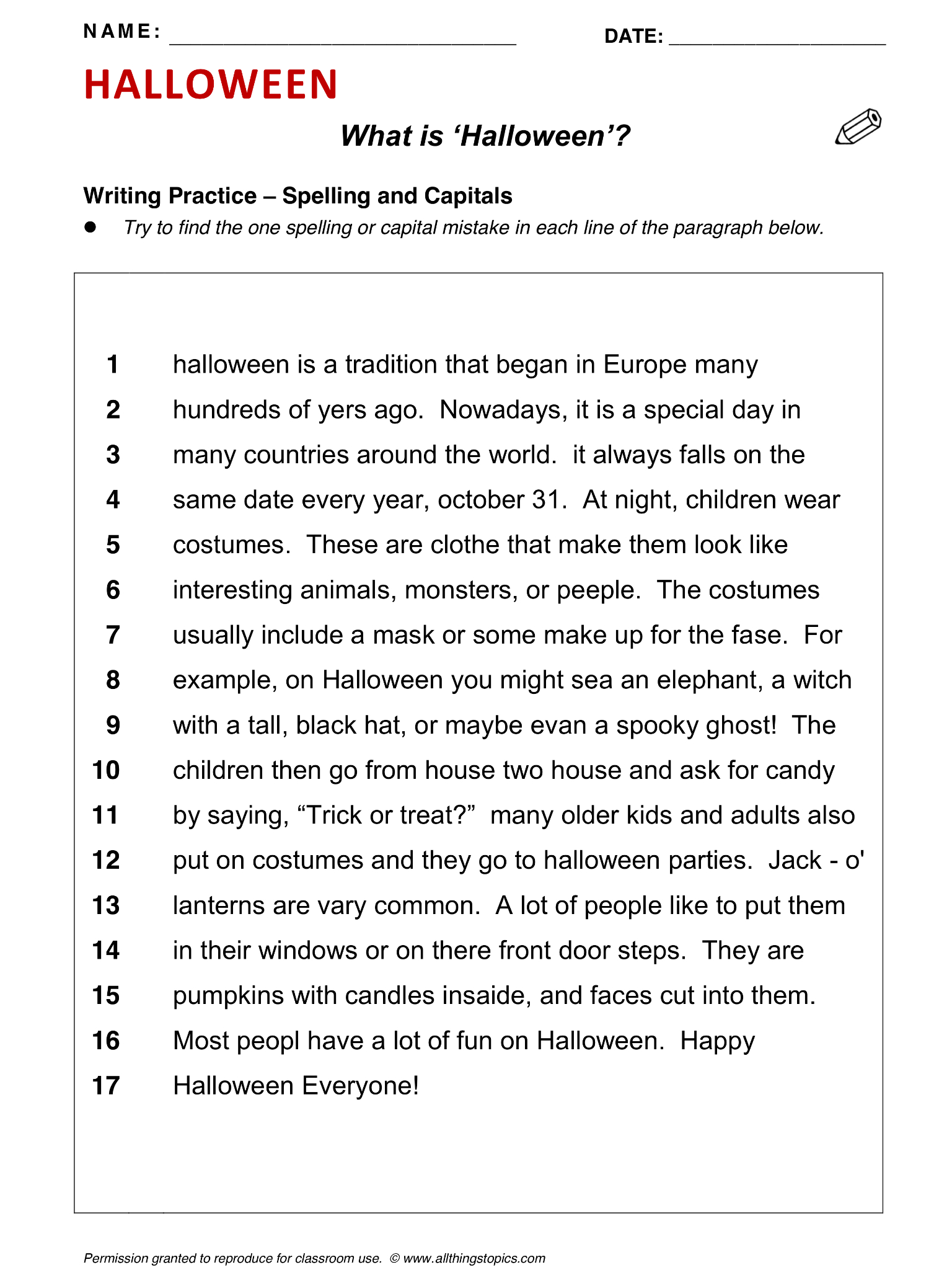 Halloween, English, Learning English, Vocabulary, Esl über Arbeitsblatt Halloween Englisch