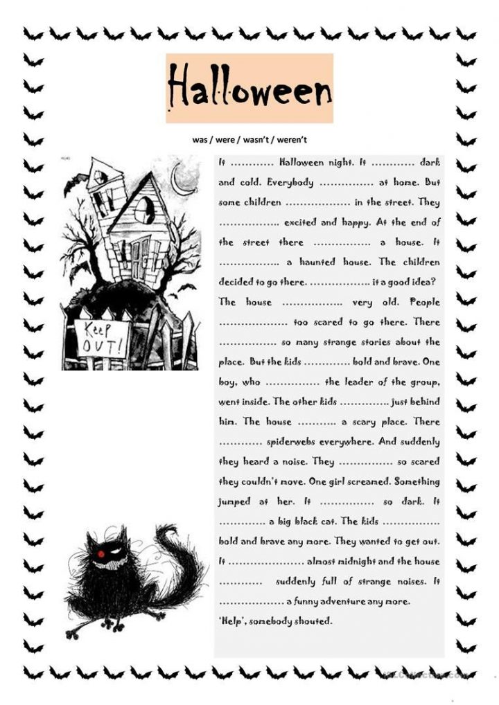 Arbeitsblatt Halloween Englisch kinderbilder.download kinderbilder