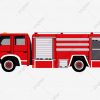 Hand Gezeichnete Feuerwehrauto Feuer Katastrophenhilfe bei Clipart Feuerwehrauto