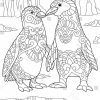 Happy Birthday Ausmalbilder , Malvorlage Geburtstag, Happy über Pinguin Mandala