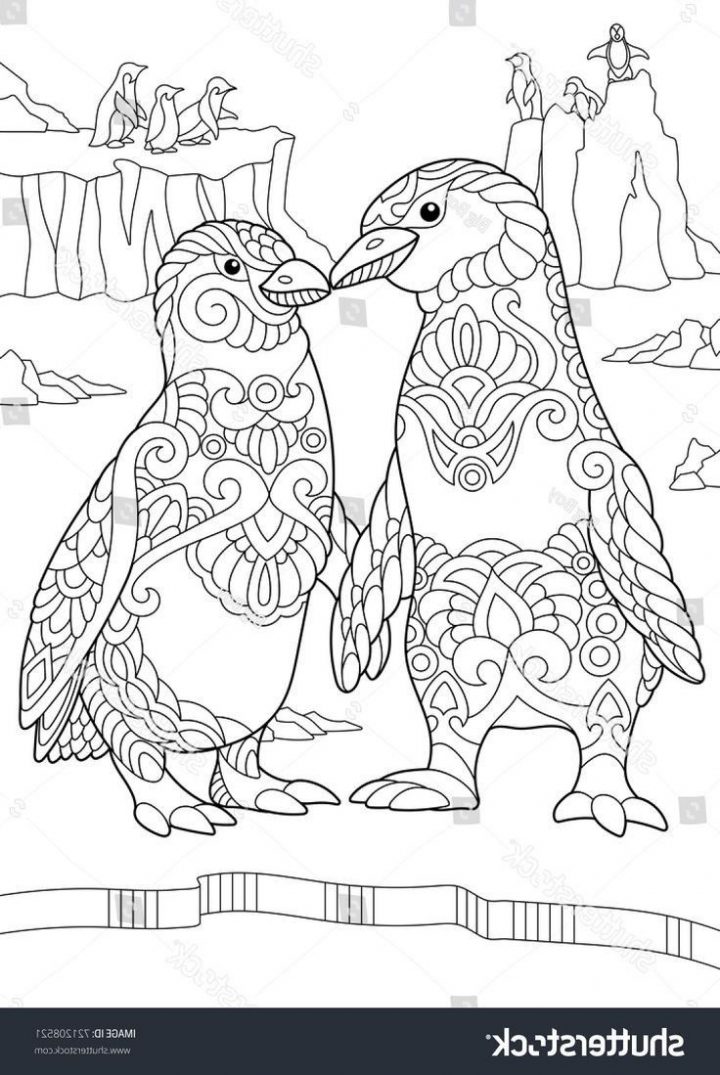 Pinguin Mandala kinderbilder.download kinderbilder