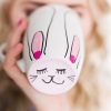 Hasen Tasse - Diy Oster Ideen | Hase, Osterhase Und Kreativ für Osterhasen Gesicht