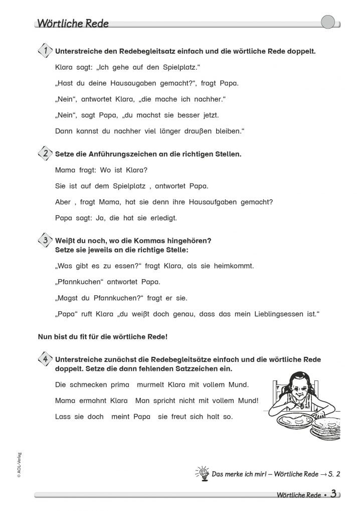 Text Ohne Satzzeichen Übung 4 Klasse - kinderbilder.download ...