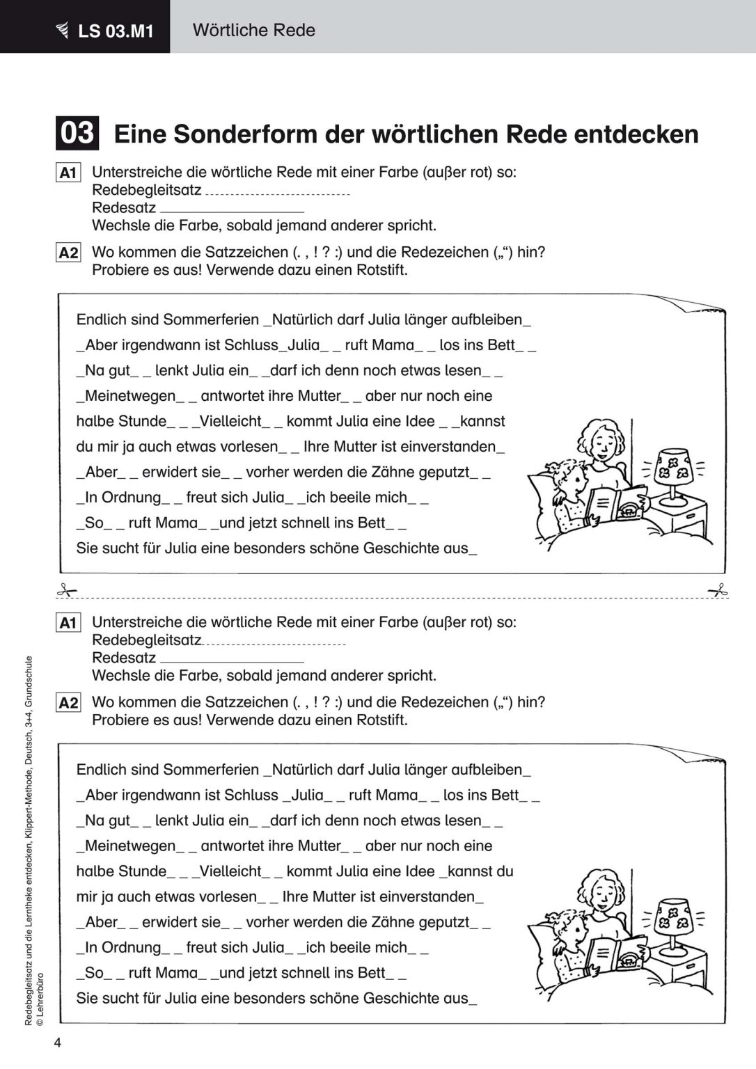 Text Ohne Satzzeichen Übung 4 Klasse - kinderbilder.download ...