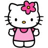 Hello Kitty Clip-Art - Hello Kitty Wand Schablonen Png verwandt mit Hello Kitty Zeichnung